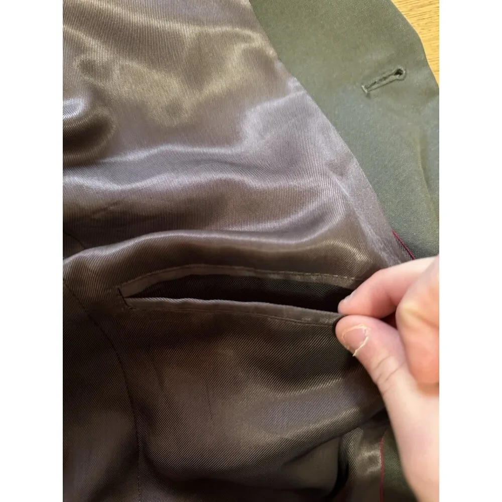 Kilburne and Finch Blazer Sport‎ Coat Gray Size 38R/W32 Wool Blend Professional